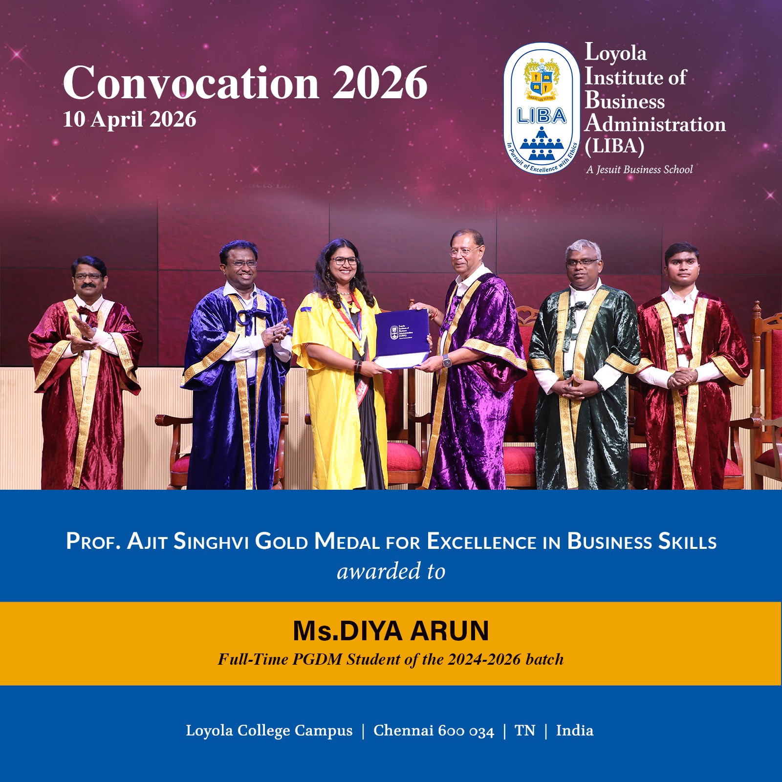 Prof. Ajit Singhvi Centre announcement